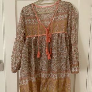 Vintage Indian Gauze Dress